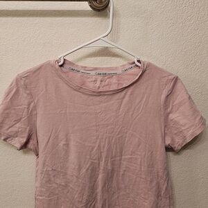 Calvin Klein Blush Pink Short Sleeve Tee